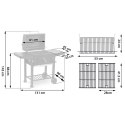 Grill węglowy Berdsen BD-890 czarny Berdsen