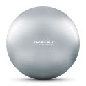 Piłka do ćwiczeń 75 cm NS-952 srebrna Neo-Sport