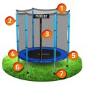 Trampolina ogrodowa dla dzieci 140 cm 4,5ft Neo-Sport Neo-Sport