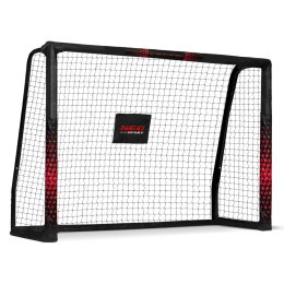 Bramka do piłki nożnej 180 x 120 x 60 cm NS-463 czarno-czerwona Neo-Sport