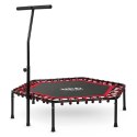 Trampolina fitness z uchwytem 127 cm Neo-Sport - sześciokątna czerwona Neo-Sport