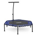 Trampolina fitness z uchwytem 127 cm Neo-Sport - sześciokątna niebieska Neo-Sport