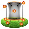 Trampolina ogrodowa dla dzieci 152 cm 5 ft Neo-Sport Neo-Sport