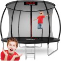 Trampolina ogrodowa profilowana 10ft/312cmz siatką wewnętrzną Neo-Sport Neo-Sport