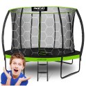 Trampolina ogrodowa profilowana 12ft/374cm z siatką wewnętrzną Neo-Sport Neo-Sport