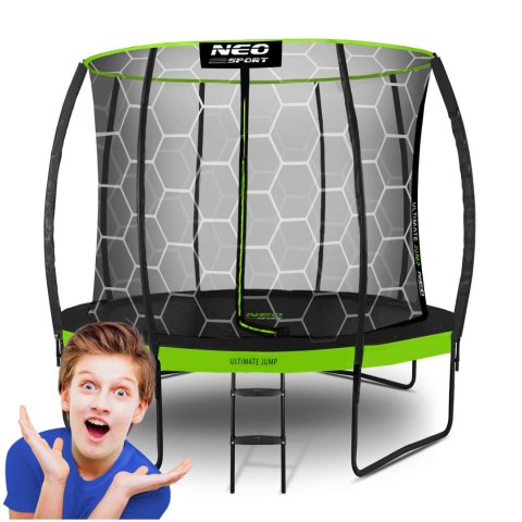 Trampolina ogrodowa profilowana 8ft/252cm z siatką wewnętrzną Neo-Sport Neo-Sport