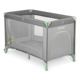 Łóżeczko turystyczne 125 x 65 x 78 cm RK-240 szaro-miętowe Ricokids