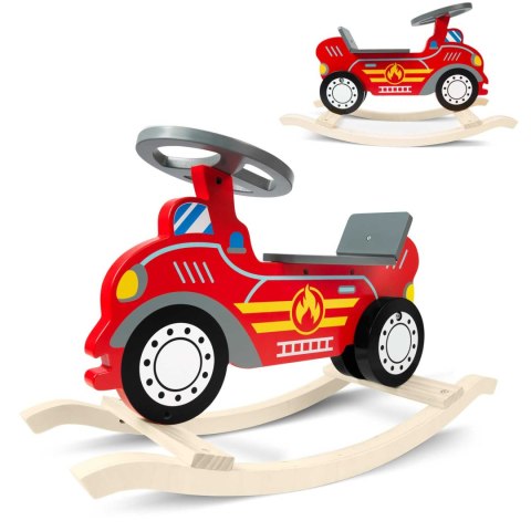 Drewniane auto na biegunach Ricokids 785001 straż pożarna Ricokids