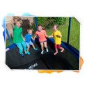 Trampolina ogrodowa 13ft/404cm z siatką zewnętrzną i drabinką Neo-Sport Neo-Sport