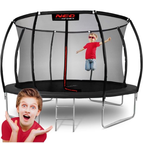 Trampolina ogrodowa profilowana 12ft/374cm z siatką wewnętrzną Neo-Sport Neo-Sport