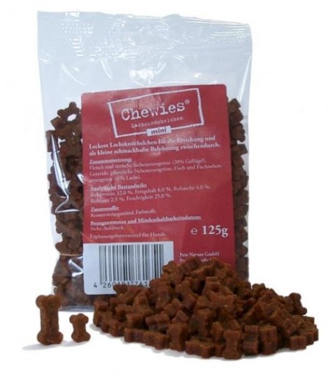 Chewies Kosteczki łososiowe MINI 125 g Chewies