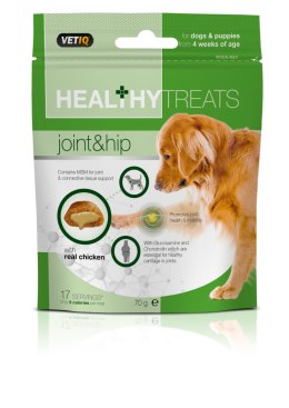 Vetiq Przysmaki dla psów i szczeniąt Zdrowe stawy i biodra Healthy Treats Joint & Hip for Dogs & Puppies 70g Vetiq by Mark&Chappell