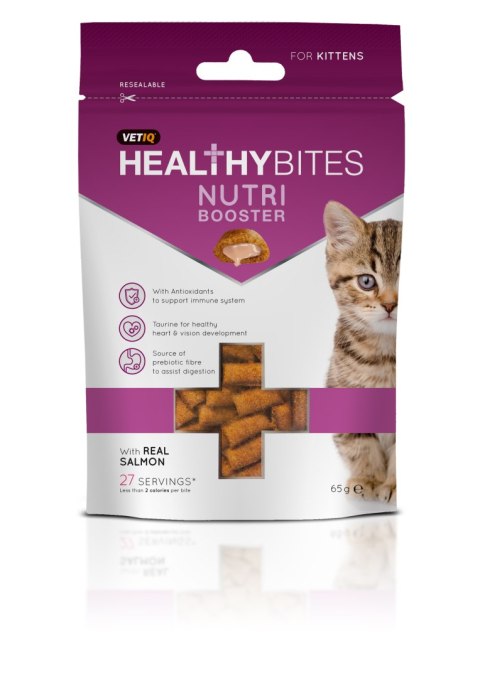 Vetiq Przysmaki z witaminami dla kociąt Healthy Bites Nutri Booster For Kittens 65g Vetiq by Mark&Chappell