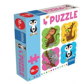 Puzzle z Pingwinem 4 puzle 4 elementy Granna