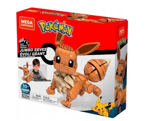 Klocki Duży Eevee Pokemon do zbudowania Mega Bloks