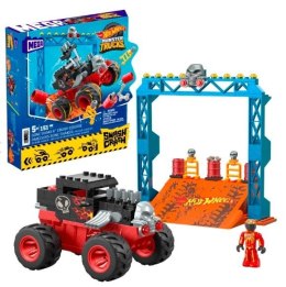 Klocki Hot Wheels Monster Trucks Bone Shaker Kaskaderska sztuczka Mega Bloks