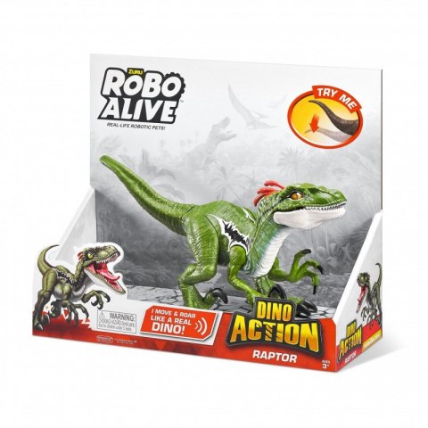 Figurka interaktywna Dino Action seria 1 Raptor ZURU Robo Alive