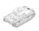 Model plastikowy German Sd.Kfz 171 PzKpfw Ausf A 1/48 Hobby Boss