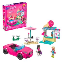 Klocki Barbie Mega Kabriolet i stoisko Mattel