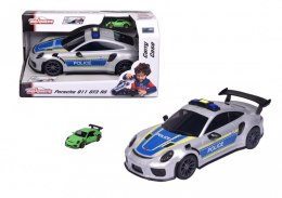 Pojazd Majorette Porsche 911 GT 3 RS Policja kontener +1 pojazd Majorette