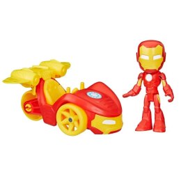 Figurka z pojazdem Marvel Spidey i super-kumple, Iron Racer Hasbro