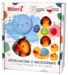 Mydelniczka z kaczuszkami i kulą musującą do kąpieli Hencz Toys