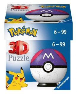 Puzzle 54 elementy 3D Kula Pokemon Master Ball Ravensburger Polska